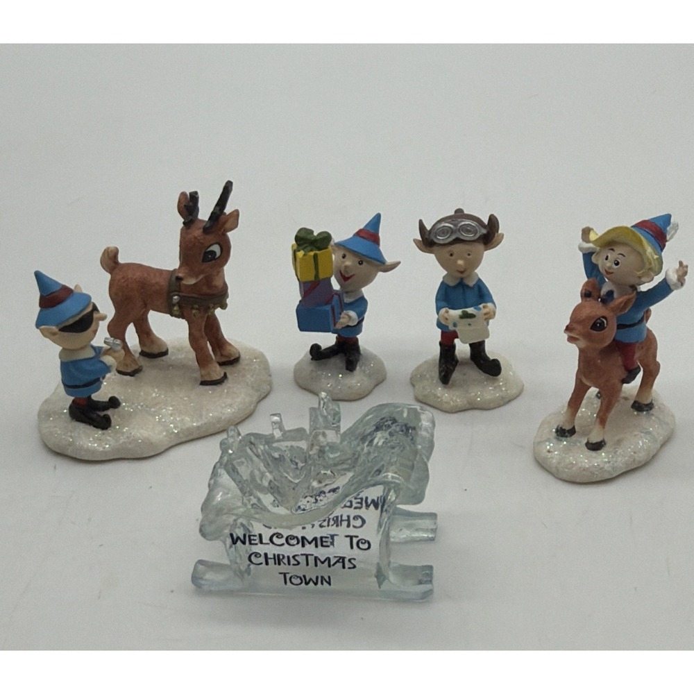 5- Hawthorne Village Rudolph Village elves accessories Read